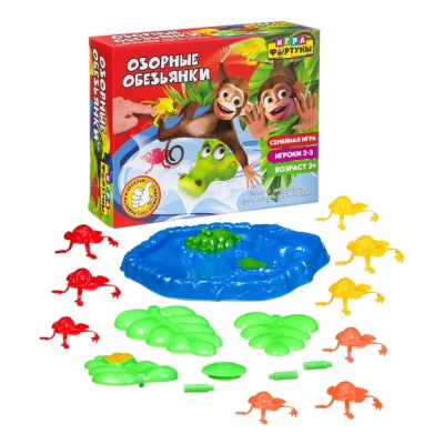 Настольная игра Озорные обезьянки Игра Фортуны Ф94957